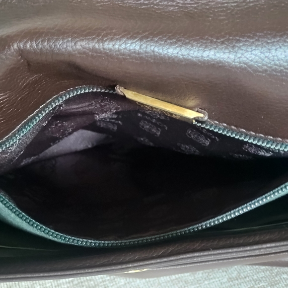 Loewe Chocolate Brown Leather Shoulder Bag Pony-Style Calfskin - Picture 9 of 10